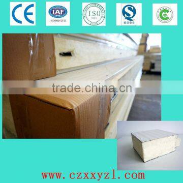 Deep freezer cold room pu polyurethane roof wall sandwich panel for door