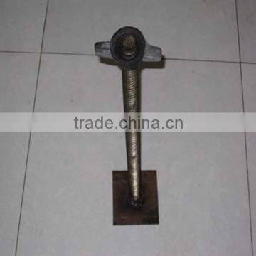 Q235 Steel Black Screw Jack Base