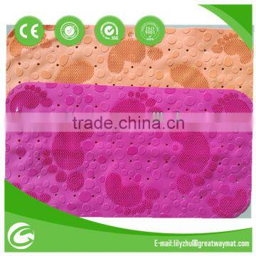 pvc shower mats/suction cup bath mats