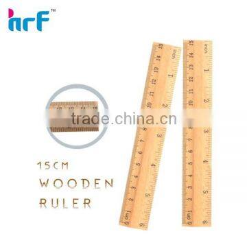 15cm Wooden Ruler