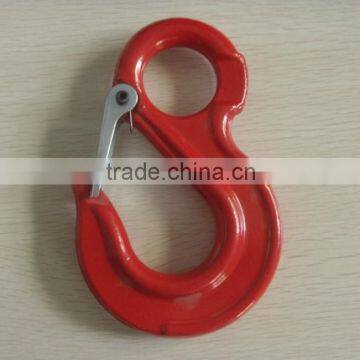 G80 EYE SLING HOOK WITH LATCH, EUROPEAN TYPE