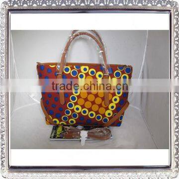 Fashion Shoulder Bag African Printed Wax Fabric Handbag