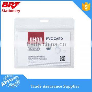 High quality PVC plastic waterproof id card holder