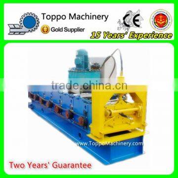 Glazed Aluminum Metal Roof Ridge Cap Roll Forming Machine