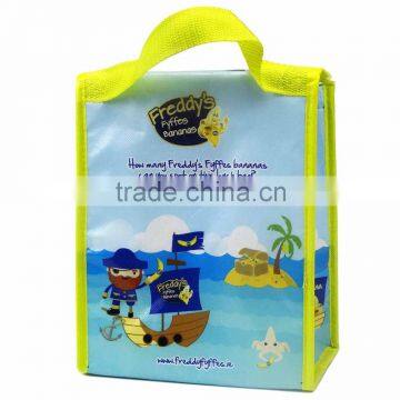 Promotional picnic basket cooler tote bag