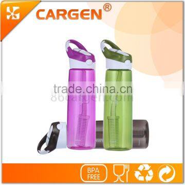 OEM large capacity 750ml plastic sport alkaline water bottle