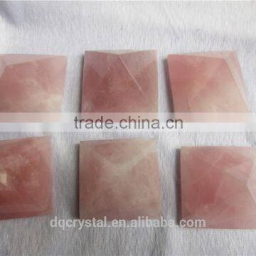 factory bulk rose quartz energy pyramid for healing