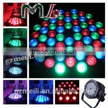 Factory price 54pcs x 3w led stage light disco equipment waterproof led par light