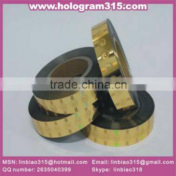 Design special embossing Hot stamping foil security labels with high quality