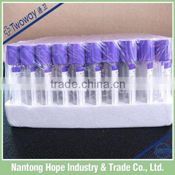 disposable PET or glass medical vacuum tube