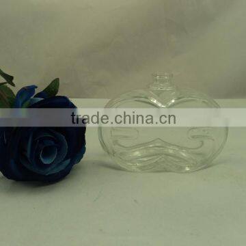 apple-shaped beautiful decorative pattern glass perfume bottle