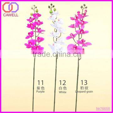 wholesale latex artificial flower purple phalaenopsis orchid
