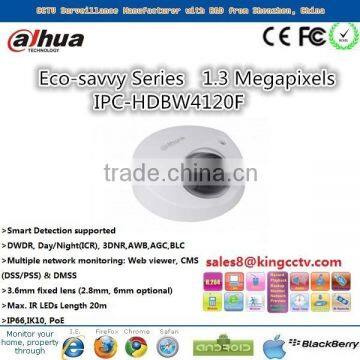 h.264 Dahua cctv camera Eco-savvy Series 1.3 Megapixels hd network outdoor ip camera IPC-HDBW4120F