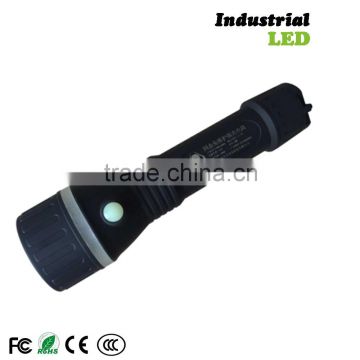 High power black 3 watt waterproof led flashlight