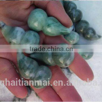 Wholesale Natural Rock Quartz Green Aventurine Gourd as Gift photo-3