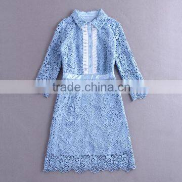 2016 Latest Dress Designs For Ladies New Model Fancy Lace Dress Wholesale