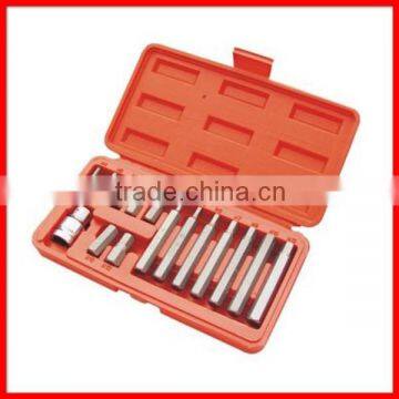 15pc Screwdriver Cr-V Hex Bit Set