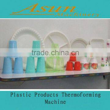 Automaic plastic cup making machine/automatic cup production line