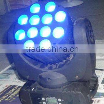 12x10w RGBW 4in1 DMX led mini moving head