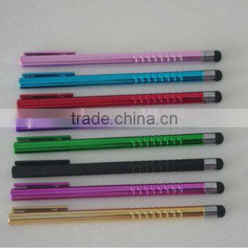 Clip design stylus pen with clip for capacitive screen