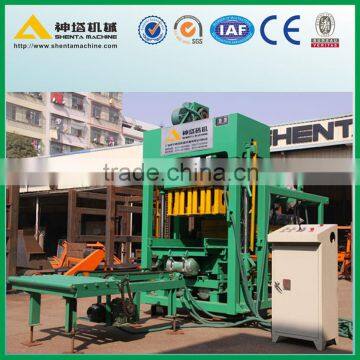 semi-automatic QTJ4-25 fly ash brick making machine