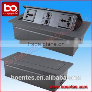 Guangzhou Office Desk Socket Box/Table pop up box/hidden power plug socket