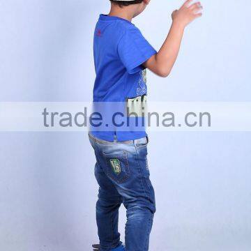 New 2016 Latest Design in Store Led Flashing Lights up Boys Bee t Shirt With 100% Cotton Fabric and Cartoon Logo photo-5