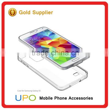 [UPO] 2016 New Design Shockproof Clear Hard Plastic TPU Mobile Covers Case for Samsung Galaxy S5