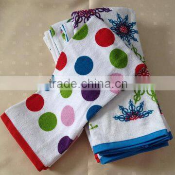 custom printed kitchen tea towel bulk with Christmas designs