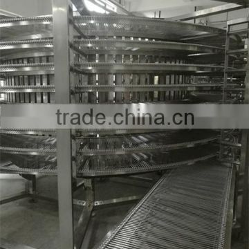 stainless steel floor standing air cooler ,bread hamburger toast spiral cooling tower(manufacturer)