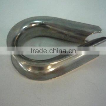 High Quality Polished Stainless Steel Electrical Wire Rope Thimble photo-3