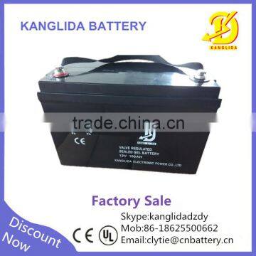 Shenzhen manufacturer deep cycle 12v 100ah ups battery