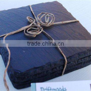 Black Slate Coasters (square) 10127