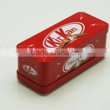 Custom tin metal type cookie tin box with OEM printing