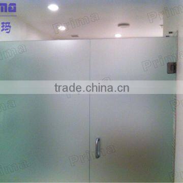 Bath Shower Screen Frosted Push Pull Glass Door