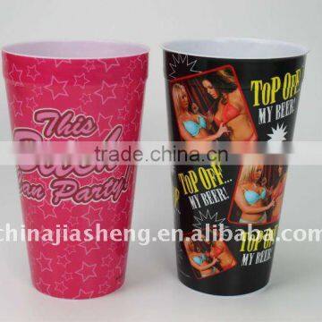 IML printing 4C printing Plastic water cup