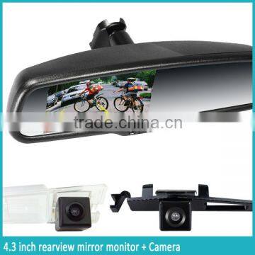 Latest 4.3 Inch Car Rear View Mirror Monitor With Universal Bracket and Waterproof Camera photo-3
