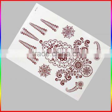 Lace Henna Temporary Tattoo Sticker photo-2