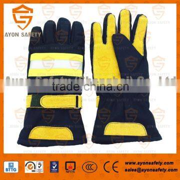 Fireman protective firefighting gloves/ Firefighter gloves/ Water proof gloves EN659