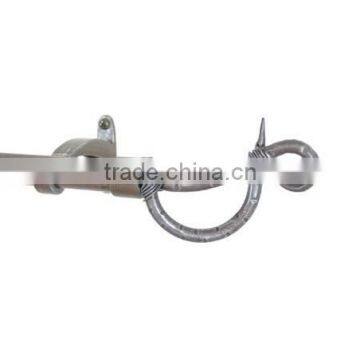 Window Metal Satin Nickel Curtain Rod Cap