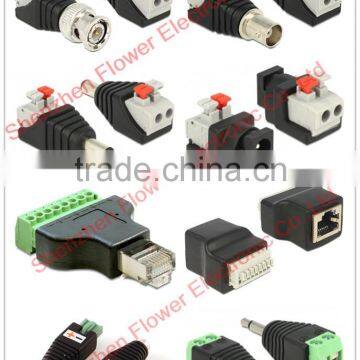 Coax Cat5 Cat6 BNC Male CCTV Connector,BNC Male Jack Video Balun Connectors BNC Male Plug photo-3