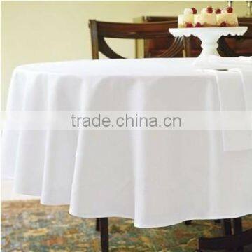 Cotton or cotton blended plain twill table cloth napkin white