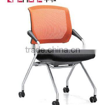 modern office furniture folding armrest office chair, aluminium folding chair