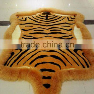 Real Multed Color Faux Fur Blanket/wholesale Blanket 2015 photo-3