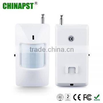 433MHz/315MHz 100m-150m open distance wireless pir motion detector/PIR movement sensor with ON/OFF switch PST-IR200
