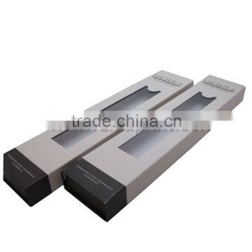 design paper cosmetic human hair extension packaging box with printed logo