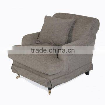 Wholesale modenr high quality wooden hotel single sofa seat chair