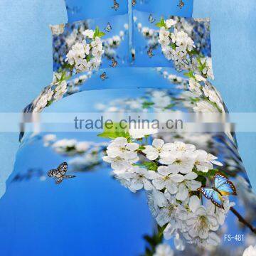 best sale high quality and discount price 3D reactive printed bedding set