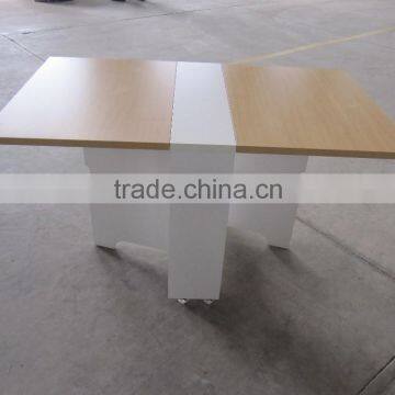 Wooden folding dining table