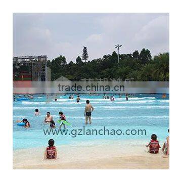 Large artificial waving pool for water amusement park